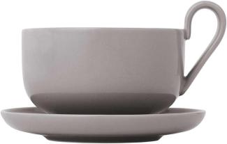 Blomus Set 2 Teetassen RO Mourning Dove, Tasse, Becher, Porzellan, 230 ml, 64141