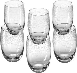 Leonardo Chateau Longdrinkglas 6er Set, Trinkglas, Wasserglas, Edles Glas mit Gravur, 350 ml, 35299