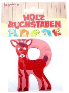 Besttoy - Holzbuchstabe - R - rot