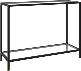 vidaXL Konsolentisch Transparent 100 x 35 x 75 cm Hartglas [322835]
