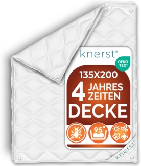 KNERST Microfaserbettdecke Mikrofaserbettdecke Sommerdecke Ganzjahresdecke 135x200, 155x220, uvm, Füllung: Klimafaser-Polyesterfüllung, Allergikerfreundlich, atmungsaktiv, temperaturausgleichend