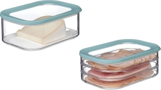 Mepal | Frischhaltedosen Starter-Set Meat & Cheese | spülmaschinenfest | ideal für die Aufbewahrung von Lebensmitteln | Nordic Green