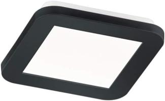 LED Deckenleuchte CAMILLUS, Schwarz Matt, 17x17 cm