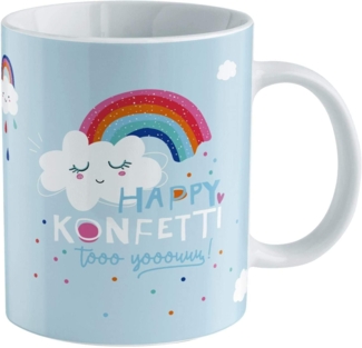 Sheepworld Zaubertasse HAPPYKONFETTI Porzellan 35 cl Geschenkbox 46406
