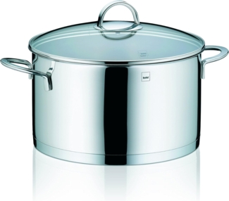 Fleischtopf Cailin 24 cm, Edelstahl, Stahl, Silber