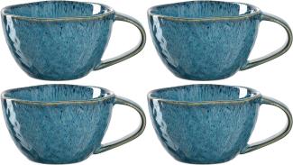 Leonardo MATERA Keramiktasse 290 ml blau 4er Set