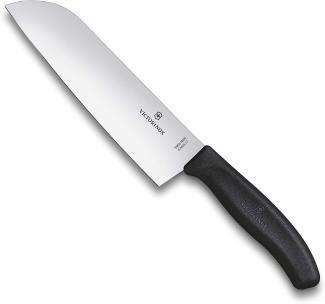 Victorinox 'Swiss Classic' Santokumesser, Stahl schwarz, 17 cm