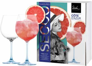 Eisch SECCO FLAVOURED Gläser Côte d’Azur 735 ml 2er Set im Geschenkkarton - A