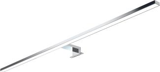 kalb LED Spiegelleuchte 100cm LED Badleuchte Badlampe Spiegellampe 230V, verchromt, neutralweiß