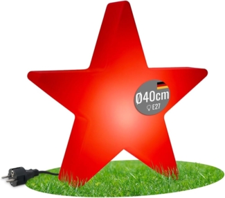 Dekoleuchte Shining Star Sternleuchte (rot 40 cm E27)