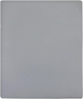 vidaXL Spannbettlaken 2 Stk. Jersey Grau 180x200 cm Baumwolle 136209