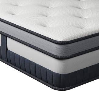 Vesgantti Matratze 140x200 Federkernmatratze 7-Zonen Taschenfederkernmatratze Modern Tonnentaschenfederkernmatratze Comfort Boxspring Mattress (H3, klassisch Box-top 26cm)