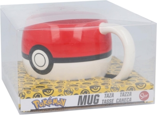 Tasse mit Box Pokémon Pokeball aus Keramik 360 ml