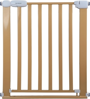 RAMROXX Treppenschutzgitter Absperrgitter beige für 75-85cm Durchgang 77cm Hoch