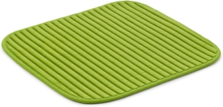 Gözze Badematte Berlin, Höhe 7 mm, rutschhemmend beschichtet, fußbodenheizungsgeeignet, Polyester, rechteckig, Badteppich, Uni Farben, Cord Optik, waschbar