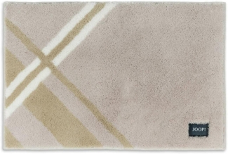 JOOP! Badteppich CHECKS 50x60 cm natur-jasmin