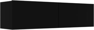 TV-Schrank Schwarz 120×30×30 cm Spanplatte