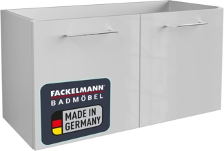 Fackelmann LIMA Waschtischunterschrank 80 cm, Weiß