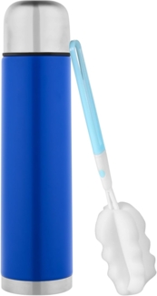 Isolierflasche 1 Liter Blau, Drehverschluss