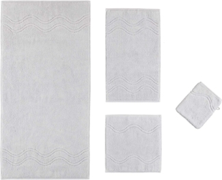 Ross Uni-Walk Handtücher Cashmere 9008 | Waschhandschuh 16x22 cm | chrom