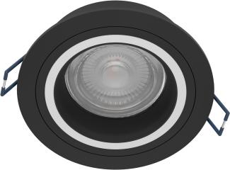 Eglo 900764 Einbauleuchte CAROSSO-Z Alu schwarz LED 5W 2700-6500K H:2. 8cm Ø9. 3cm dimmbar mit Connect-Z Funktion