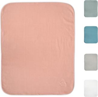 Lorelli Babydecke Polar Größe 75 x 100 cm, Kuscheldecke, Polyester, ab Geburt rosa