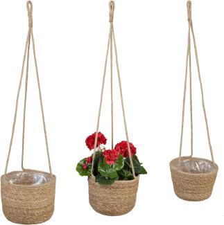 Seegras Blumenampel 3er Set 10048149