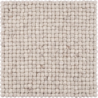 myfelt Stuhlkissen Filzkugel Sitzauflage eckig - 36 x 36 cm, 100% reiner Schurwolle, quadratisch, schmutzabweisend