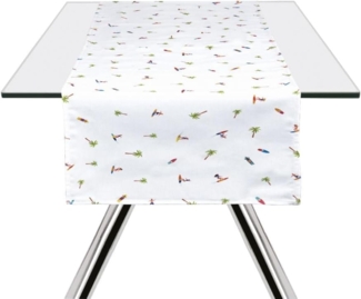 Excelsa Honolulu Tischläufer, 100 % Baumwolle, 45x140 cm, Mehrfarbig