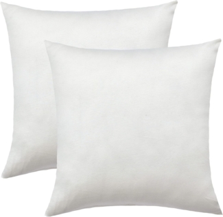 NatureMark 2er Set Jersey Kissenbezüge – Elastisch, weich, atmungsaktiv und hautfreundlich – Waschbare Kissenhülle - 40x40 - Natur/Creme