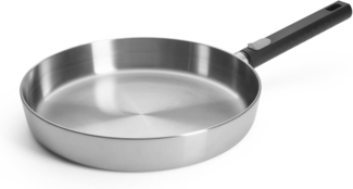 Woll Logic Steel Bratpfanne, Ø 28 cm, 5 cm hoch abnehmbarer Stiel