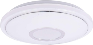 LED Deckenleuchte, Acryl, weiß, CCT Schaltung, D 40 cm