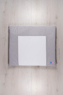 Robert Osswald 1. 4. 1. 1. 1. 1. 1-K01-07 Wickelauflage mit Frotteebezug und Inlet - 70cm x 84cm, grau