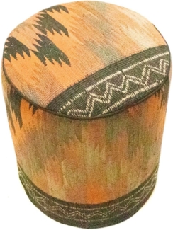 Sonderform,XS / 80 cm Ø Rund & kleiner,Mehrfarbig,Patchwork,Schurwolle,Afghanistan