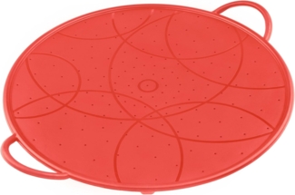 Kuhn Rikon Sillikon Spritzschutz faltbar 30 cm rot