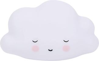 A Little Lovely Company Nachtlicht kleines Nachtlicht schlafende Wolke im niedlichem Wolkendesign, LED fest integriert