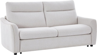 Vente-unique - Schlafsofa Express 3-Sitzer - Stoff Beige - SOVANIA