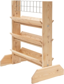 Westmann Lärchenholz Kräuterregal mit Rankgitter
