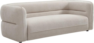 Vente-unique - Sofa 3-Sitzer - Chenille-Stoff - Beige - TALIENA