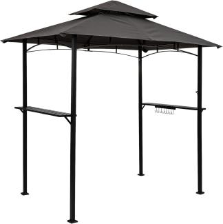 STILISTA® Grillpavillon Pavillon 240 x 150 x 245 cm Anthrazit