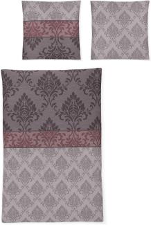 Irisette Soft-Jersey Bettwäsche Set Angel 8432 beere 140 x 200 cm + 1 x Kissenbezug 90 x 70 cm