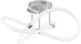 LED Deckenleuchte, dimmbar, Fernbedienung, CCT, L 57,5 cm