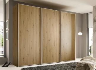 Staud Schwebetürenschrank, Holzwerkstoff, Artisan Eiche, 240cm / 280cm / 68 cm (H/B/T)