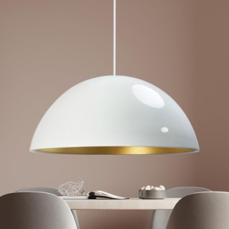 Bamyum Pendelleuchte Bamyum Hängelampe I Lipeo I Ø40 cm E27 Metall Deko Modern Lampe, ohne Leuchtmittel