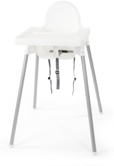 IKEA Antilop Hochstuhl mit Tablett, Weiß