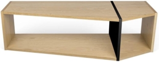 TEMAHOME, One Regalelement, 120 x 25 x 35 cm, eiche / schwarz