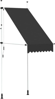 vidaXL Einziehbare Markise Handbetrieben 100 cm Anthrazit 145832