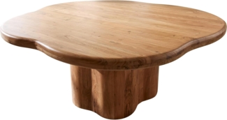 Esstisch Orbion 180x175 Akazie Natur Holzgestell