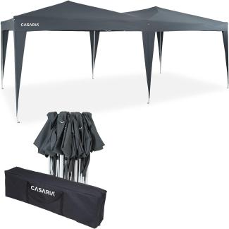 DEUBA Pavillon 3x6m Faltpavillon Capri Pop-Up Partyzelt Gartenzelt Deuba Gartenlaube anthrazit Polyester