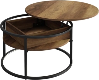 Couchtisch Marlo Holz 77 x 77 cm Vicco